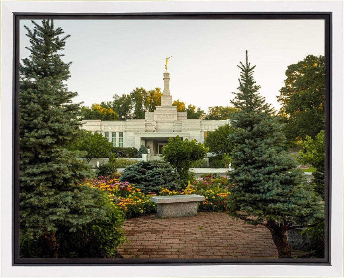 St Paul Temple Sacred Garden Gallery Wrap
