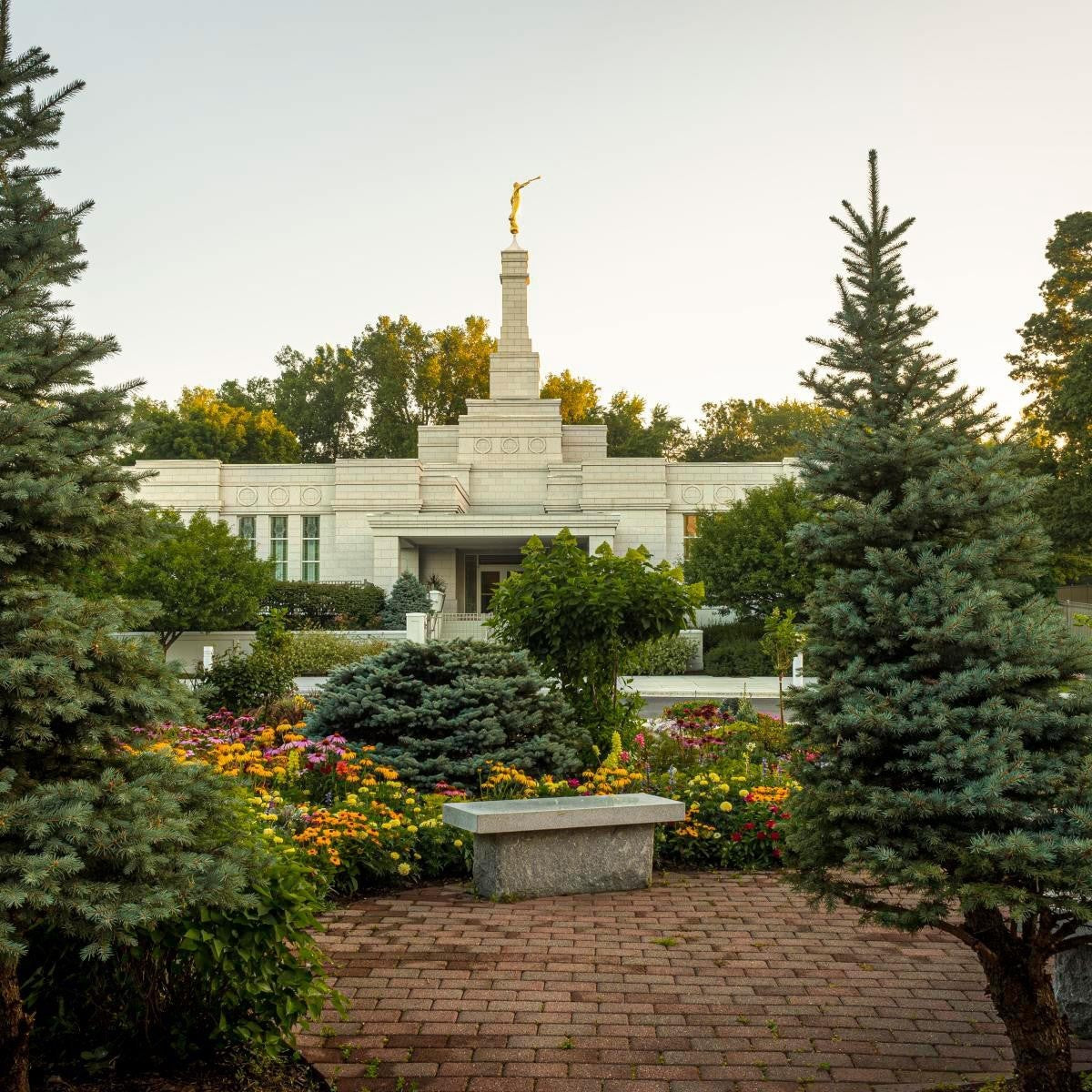 St Paul Temple Sacred Garden Gallery Wrap