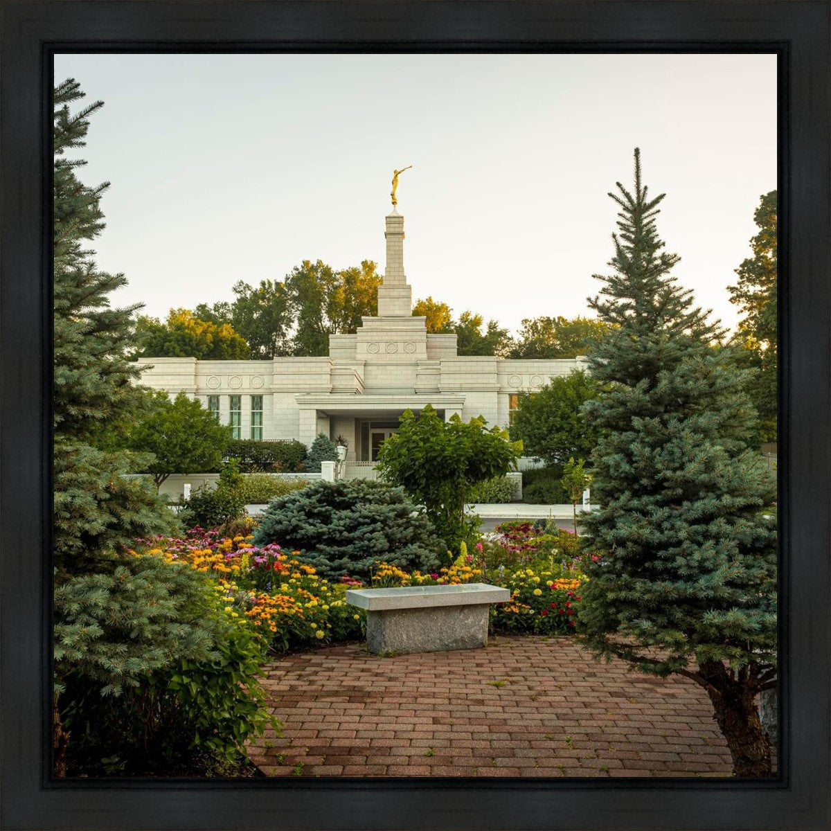 St Paul Temple Sacred Garden Gallery Wrap