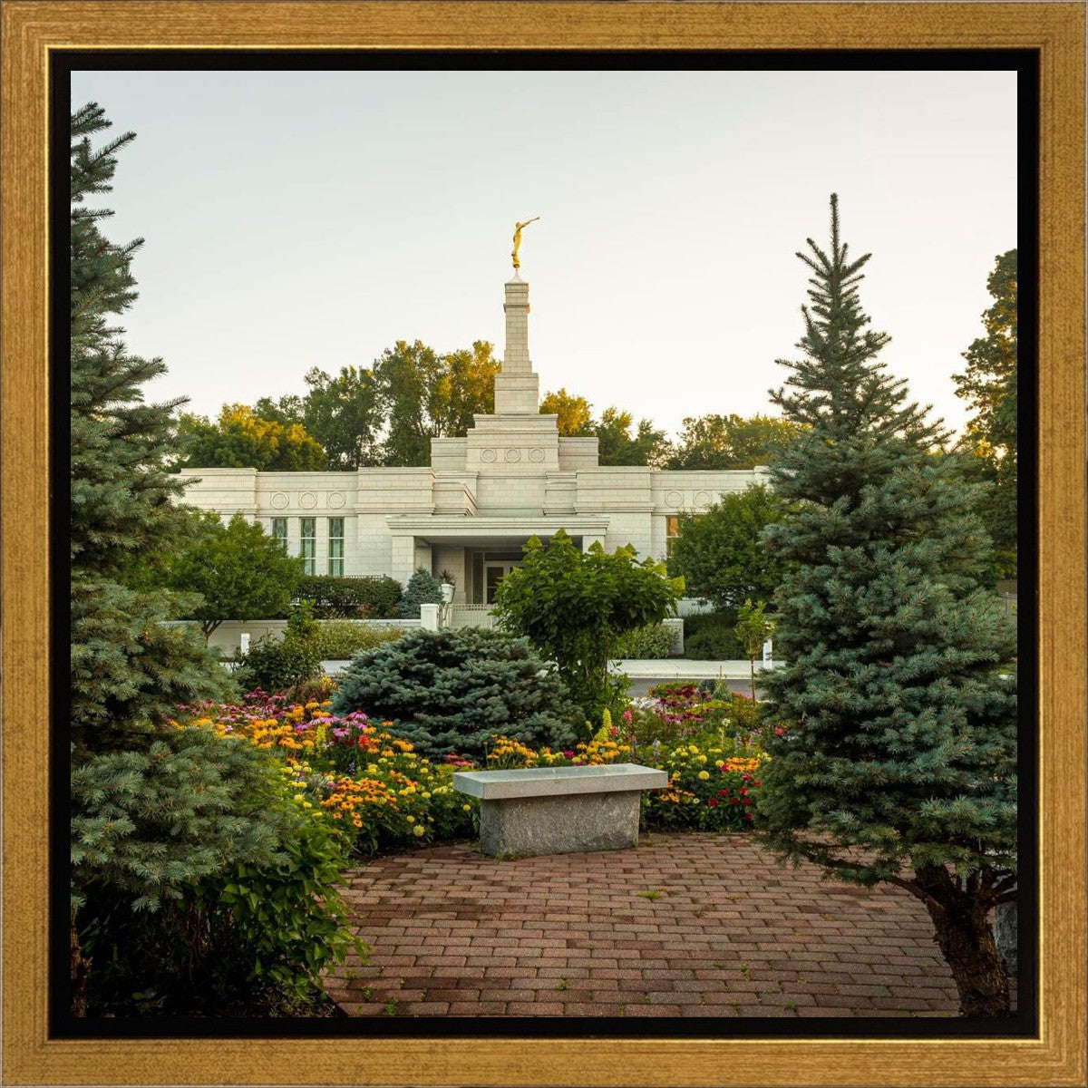 St Paul Temple Sacred Garden Gallery Wrap