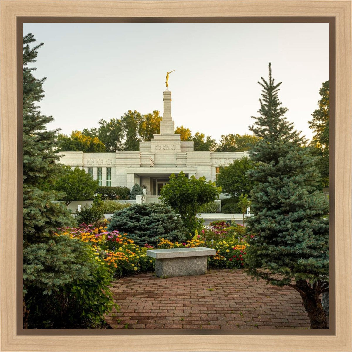 St Paul Temple Sacred Garden Gallery Wrap
