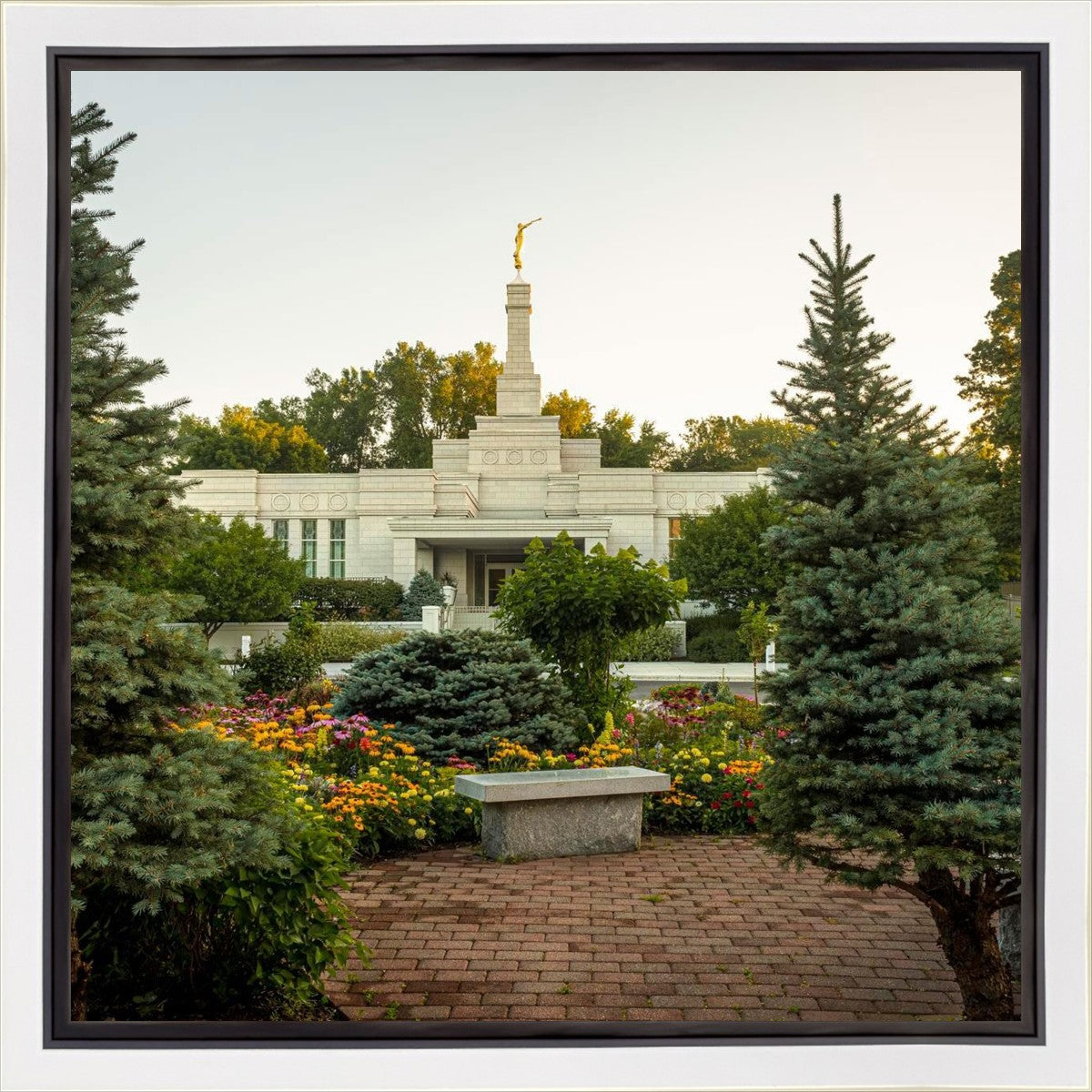 St Paul Temple Sacred Garden Gallery Wrap