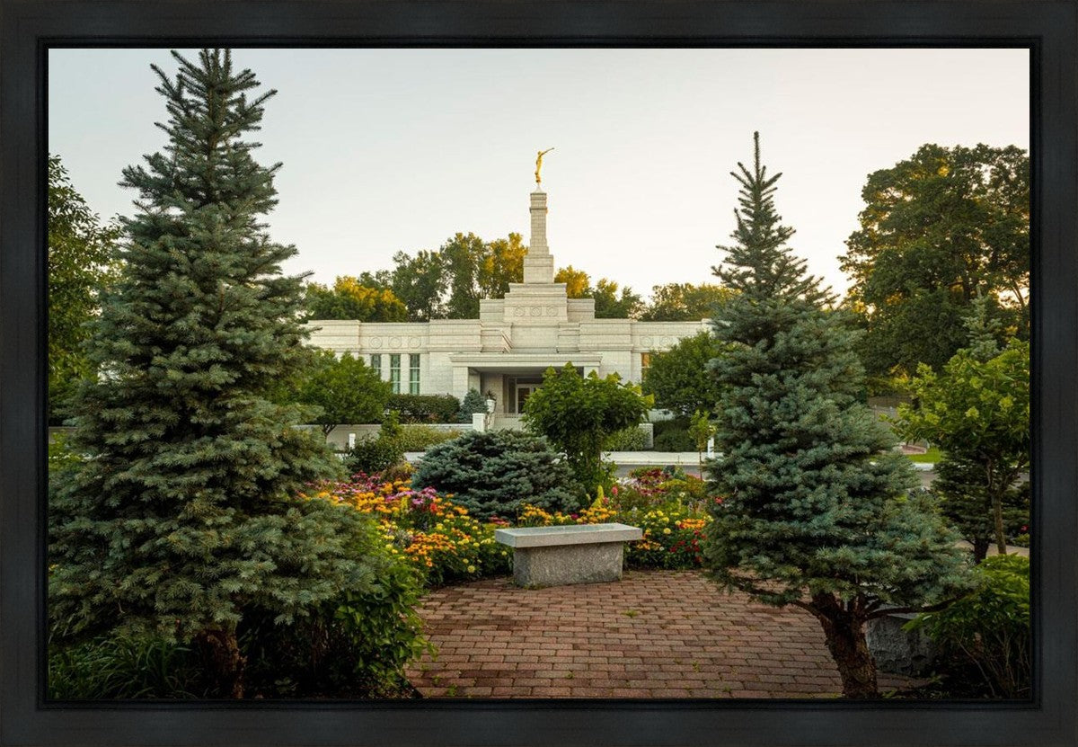 St Paul Temple Sacred Garden Gallery Wrap