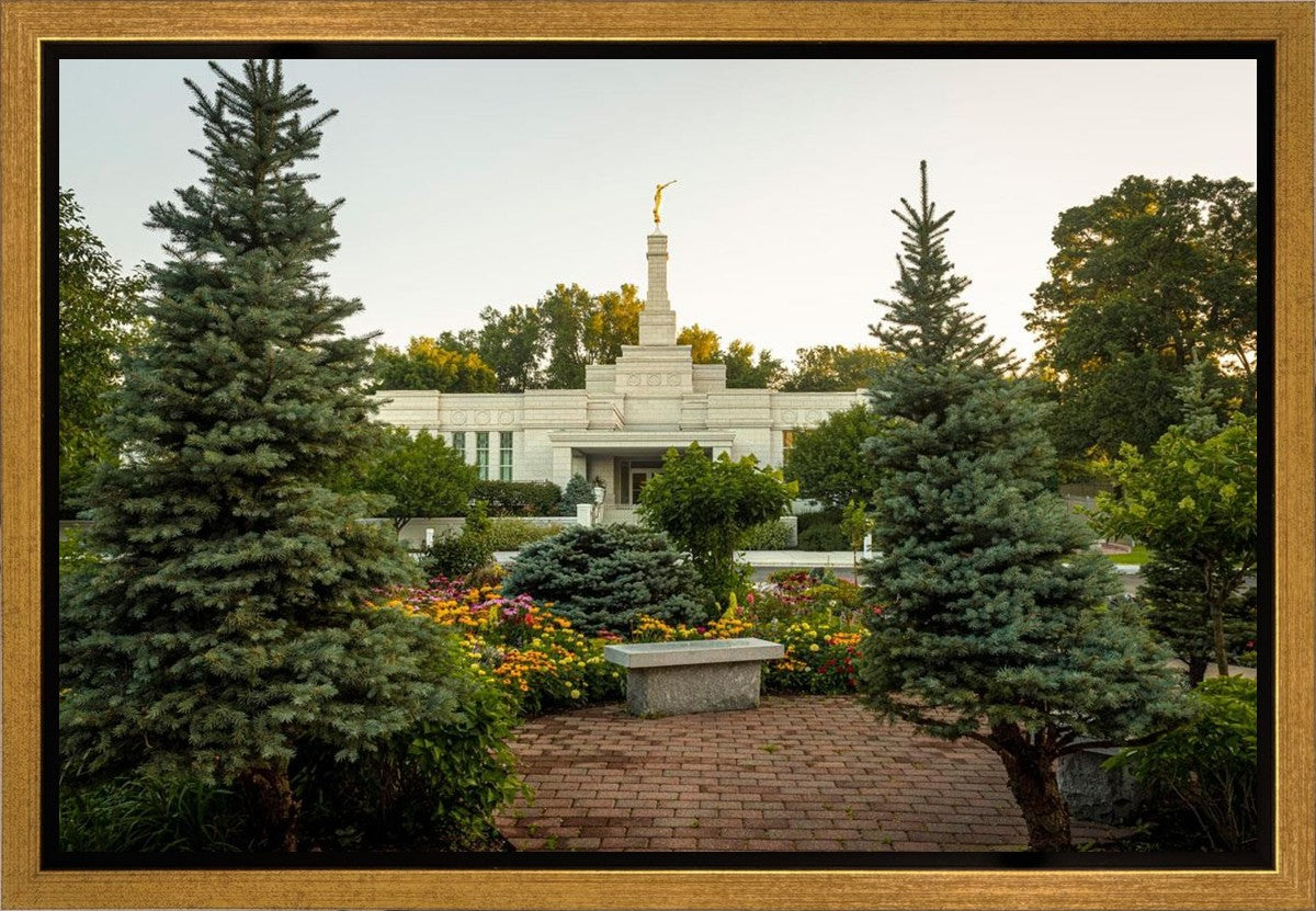 St Paul Temple Sacred Garden Gallery Wrap