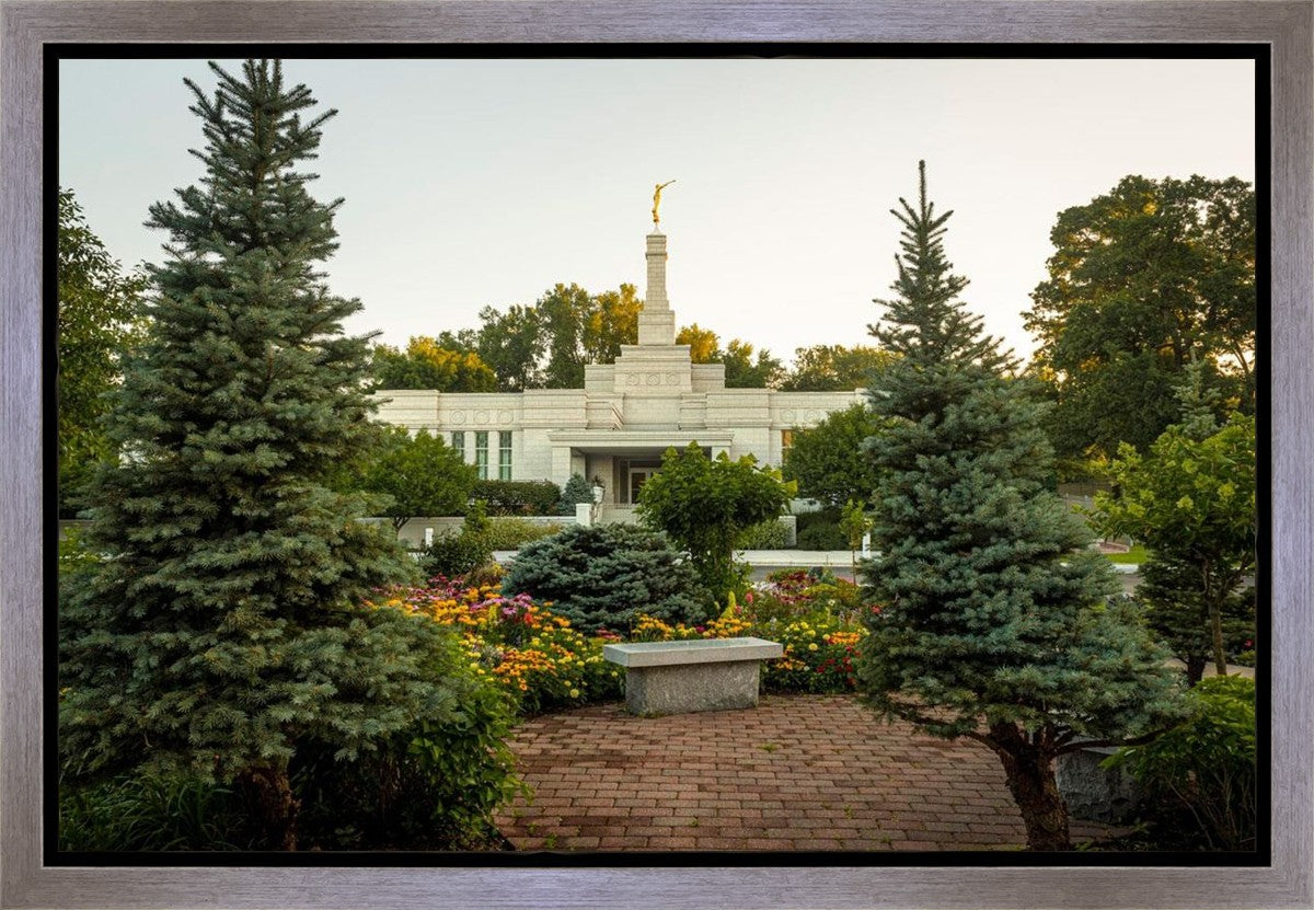 St Paul Temple Sacred Garden Gallery Wrap