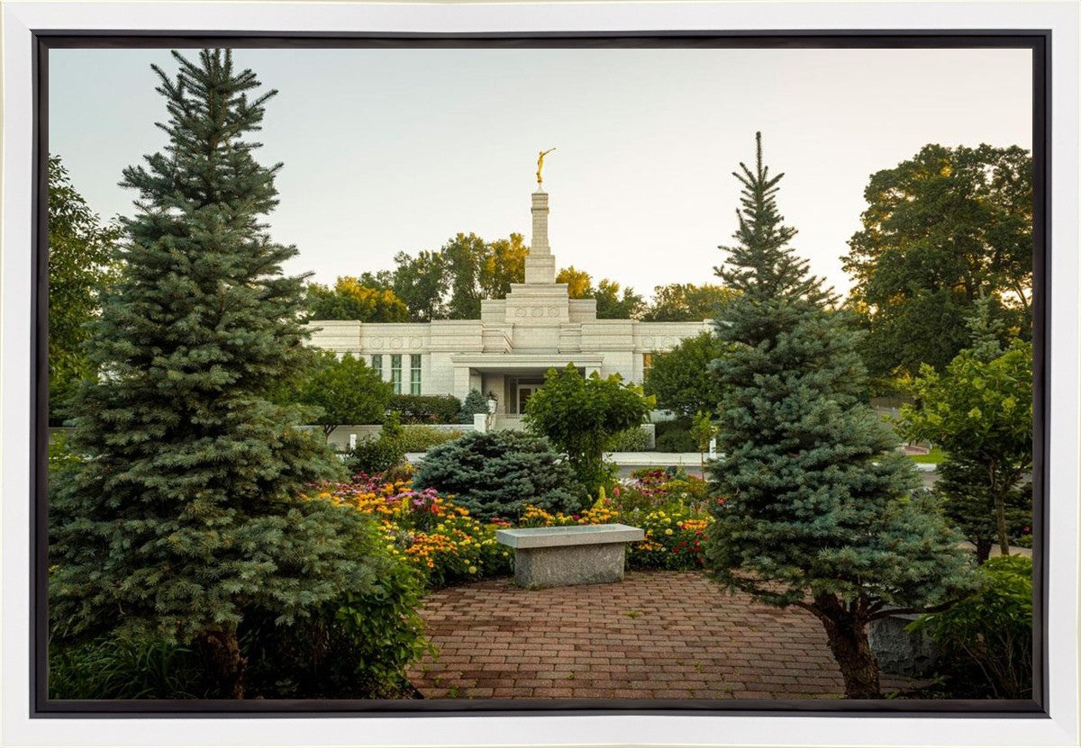 St Paul Temple Sacred Garden Gallery Wrap