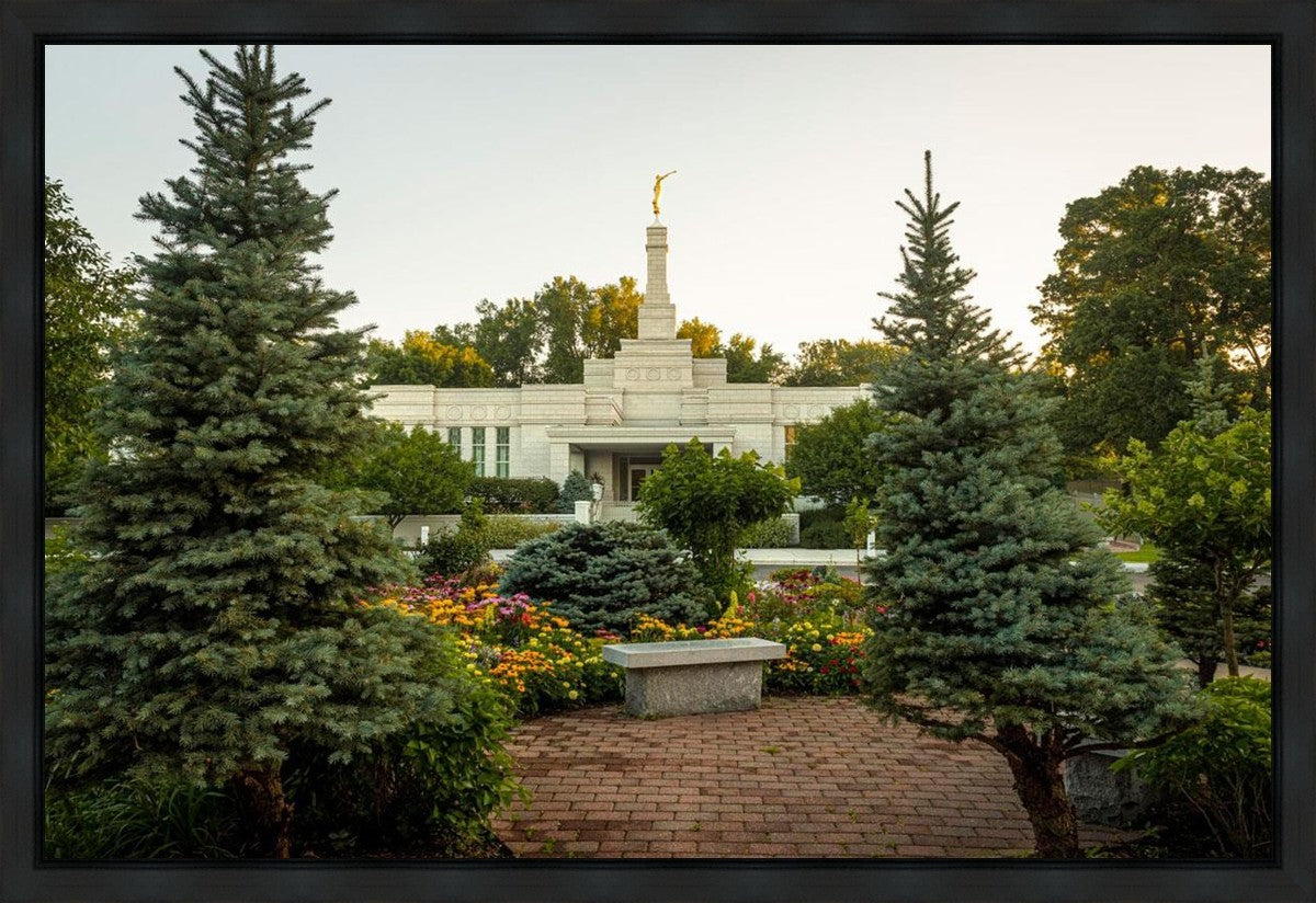 St Paul Temple Sacred Garden Gallery Wrap