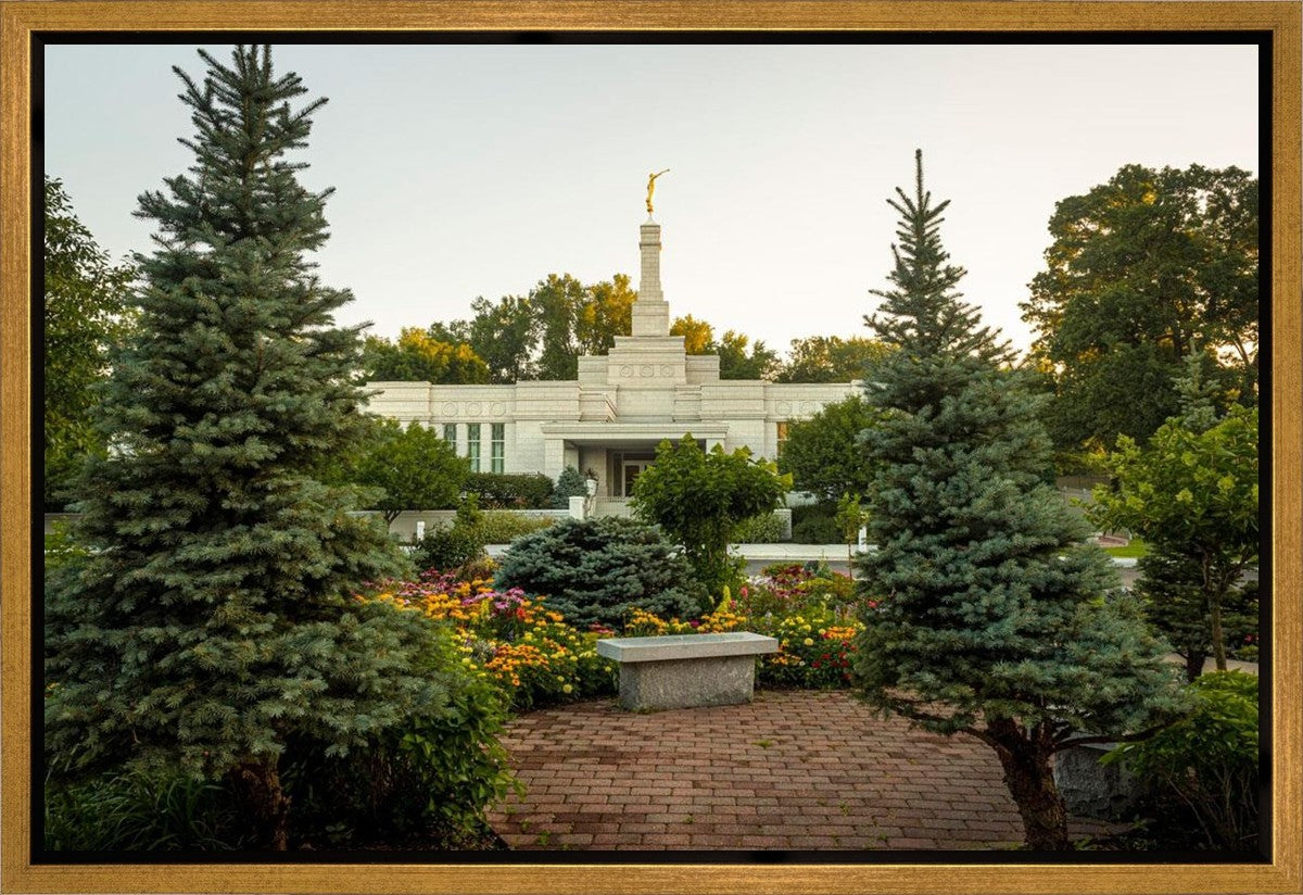 St Paul Temple Sacred Garden Gallery Wrap