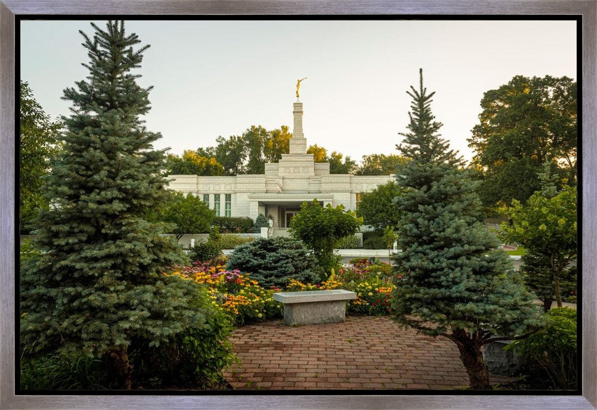 St Paul Temple Sacred Garden Gallery Wrap