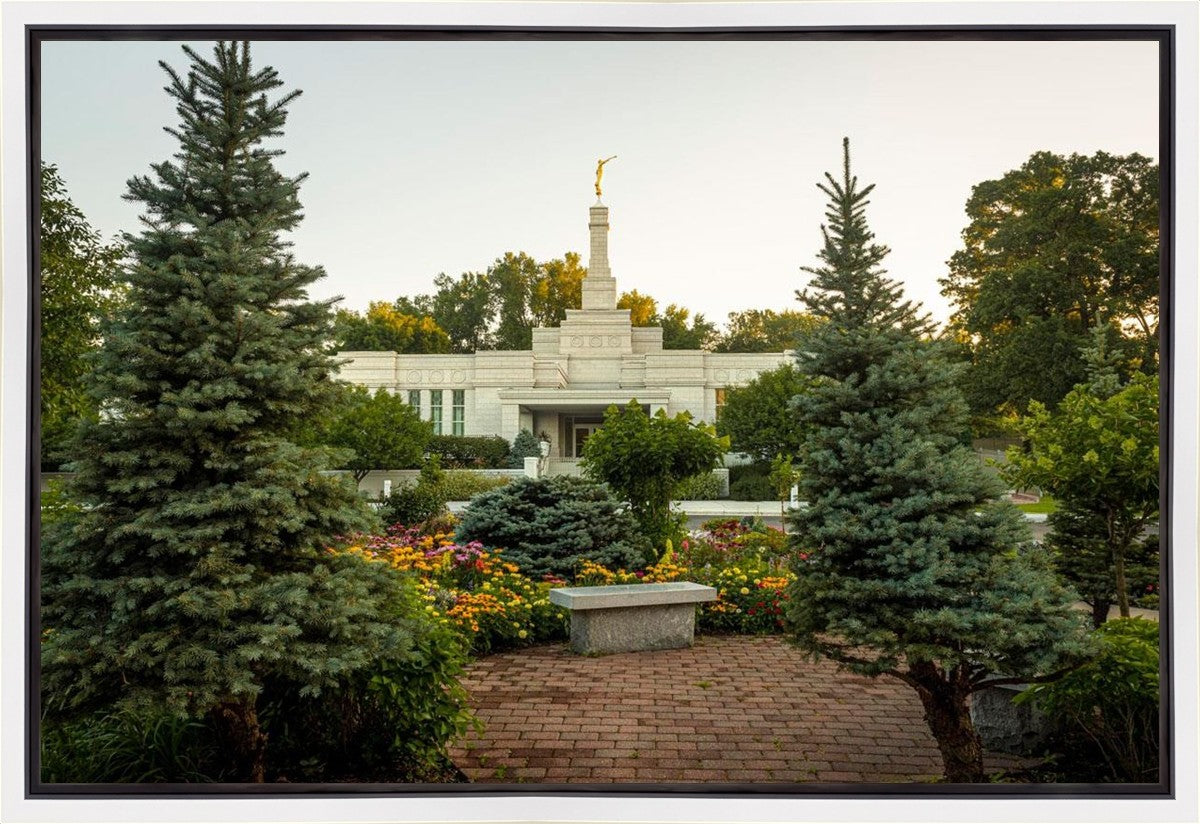 St Paul Temple Sacred Garden Gallery Wrap