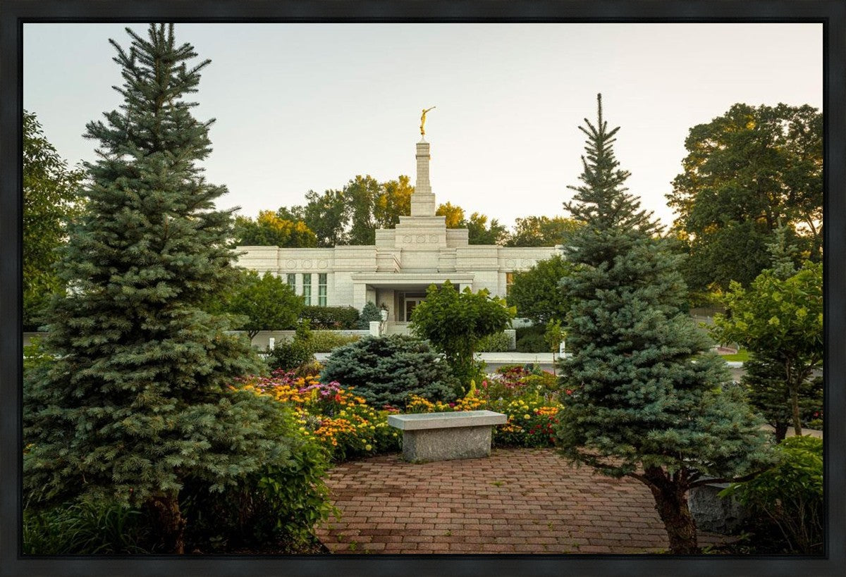 St Paul Temple Sacred Garden Gallery Wrap