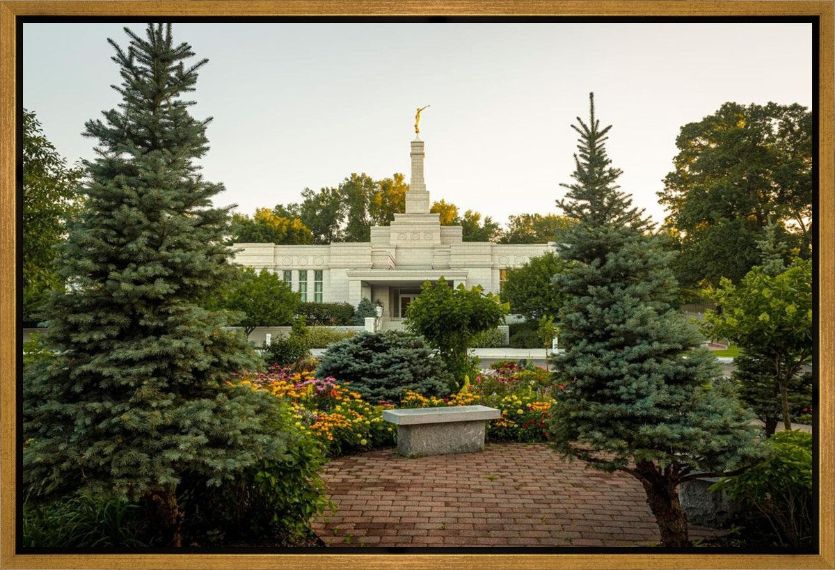 St Paul Temple Sacred Garden Gallery Wrap
