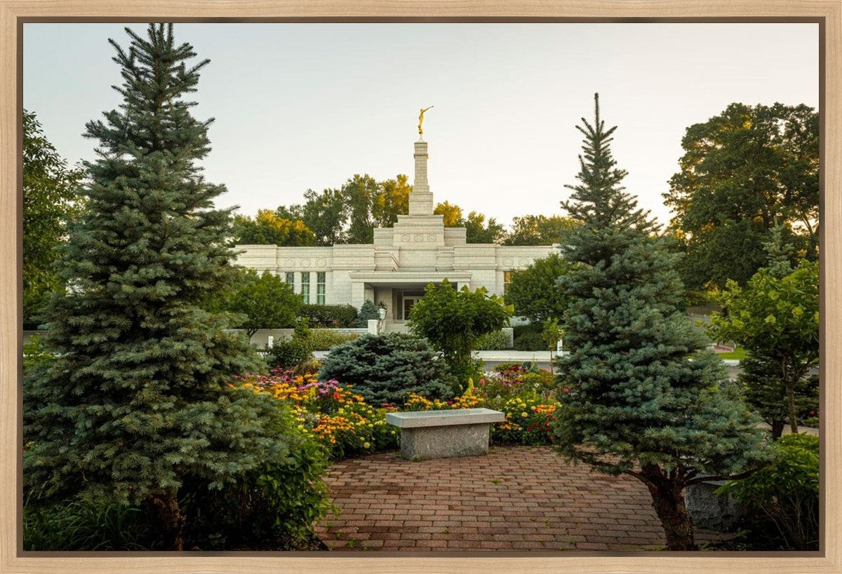 St Paul Temple Sacred Garden Gallery Wrap