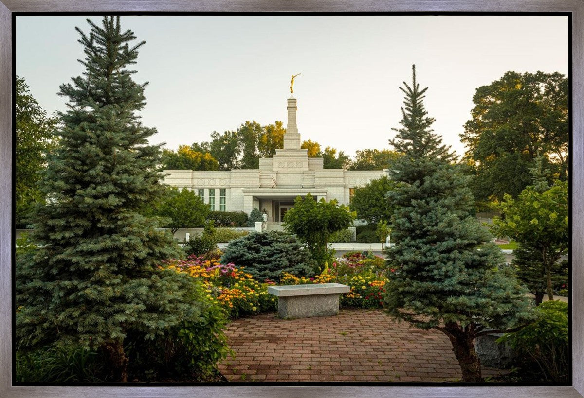 St Paul Temple Sacred Garden Gallery Wrap