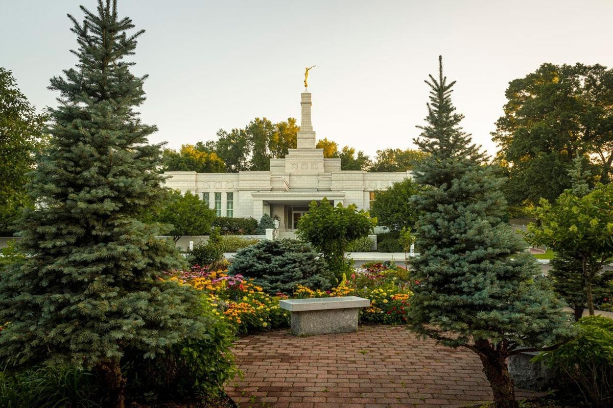 St Paul Temple Sacred Garden Gallery Wrap