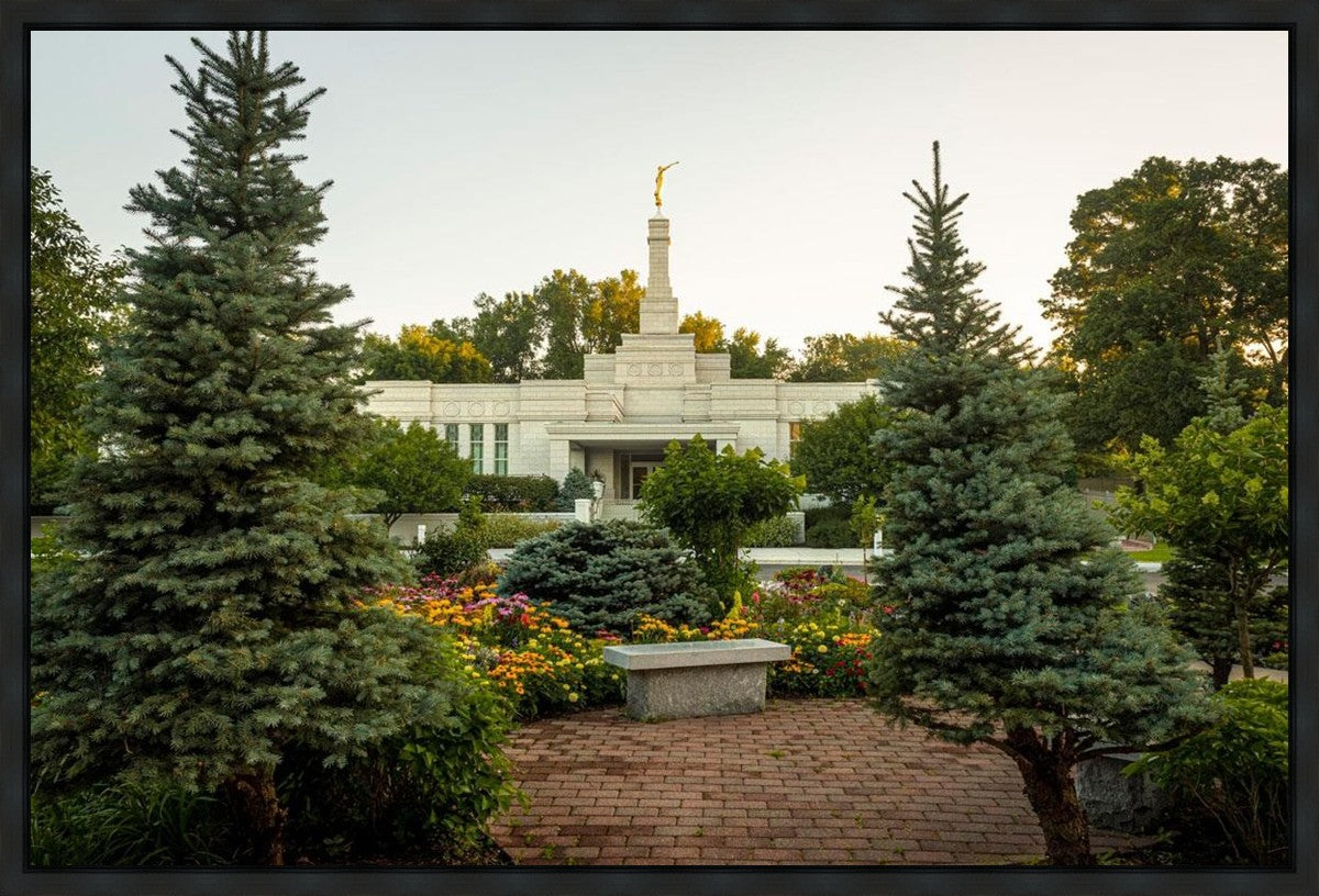 St Paul Temple Sacred Garden Gallery Wrap