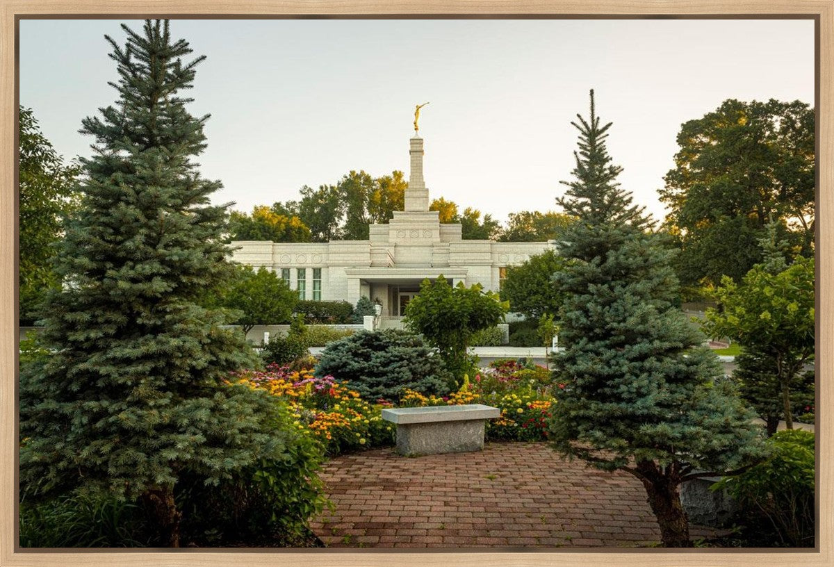 St Paul Temple Sacred Garden Gallery Wrap