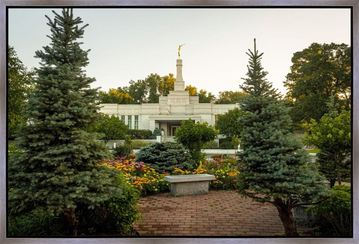 St Paul Temple Sacred Garden Gallery Wrap
