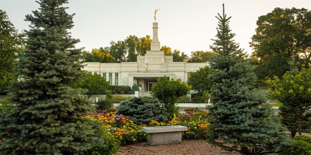 St Paul Temple Sacred Garden Gallery Wrap