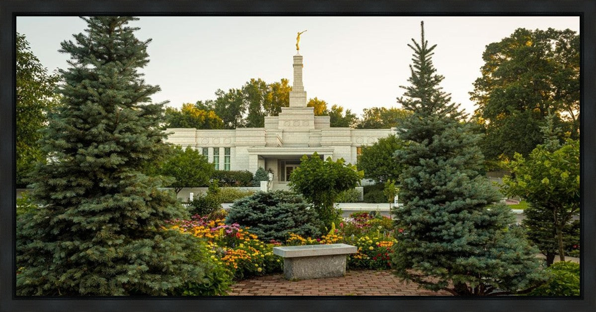 St Paul Temple Sacred Garden Gallery Wrap