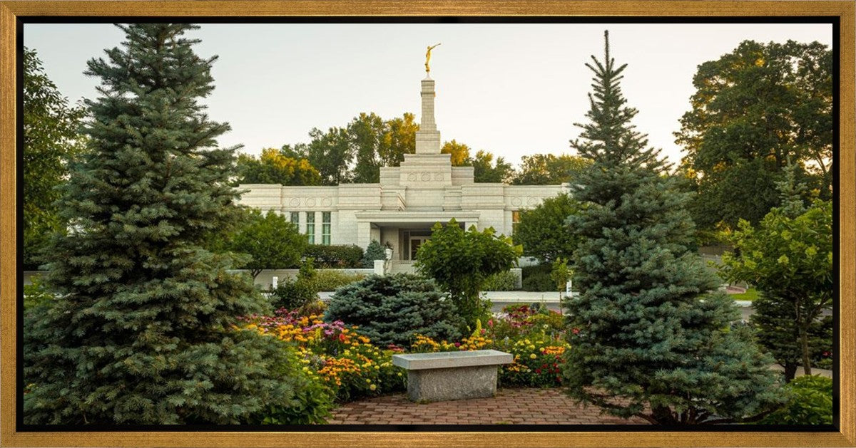 St Paul Temple Sacred Garden Gallery Wrap