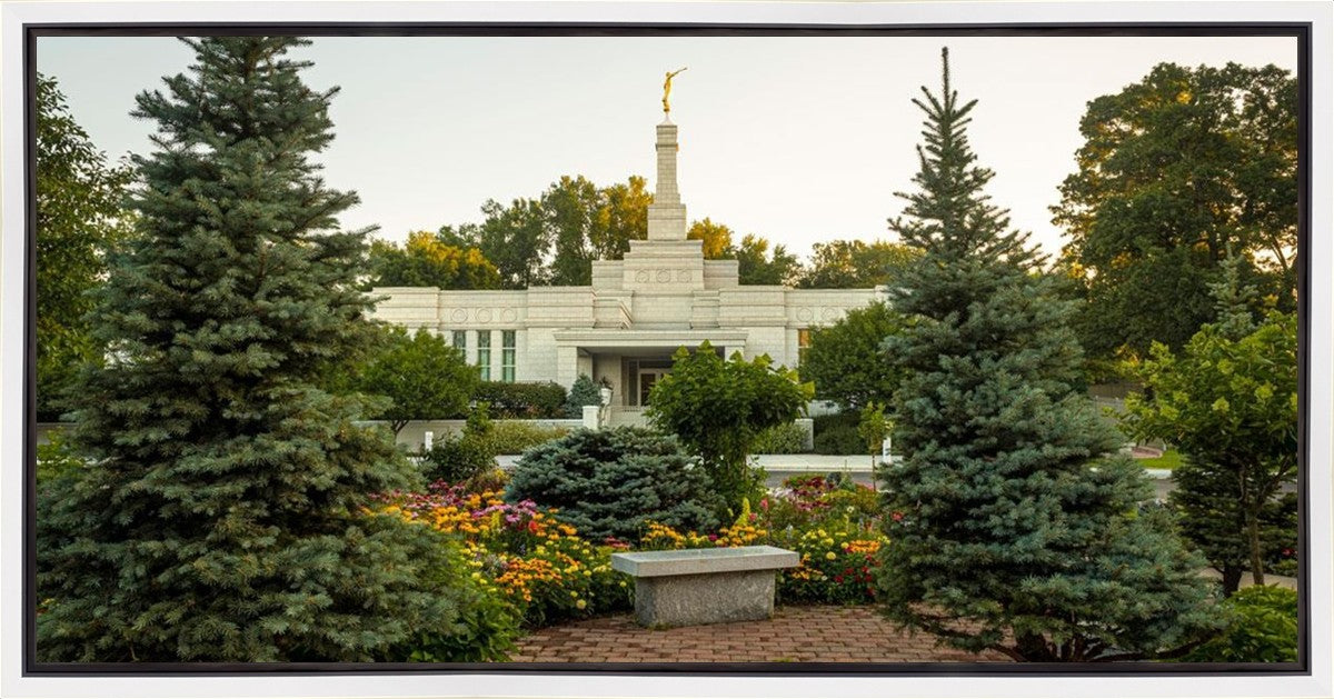 St Paul Temple Sacred Garden Gallery Wrap