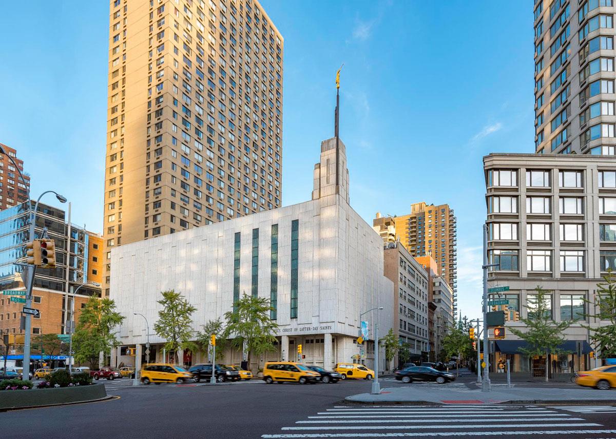 Manhattan Temple Golden Hour