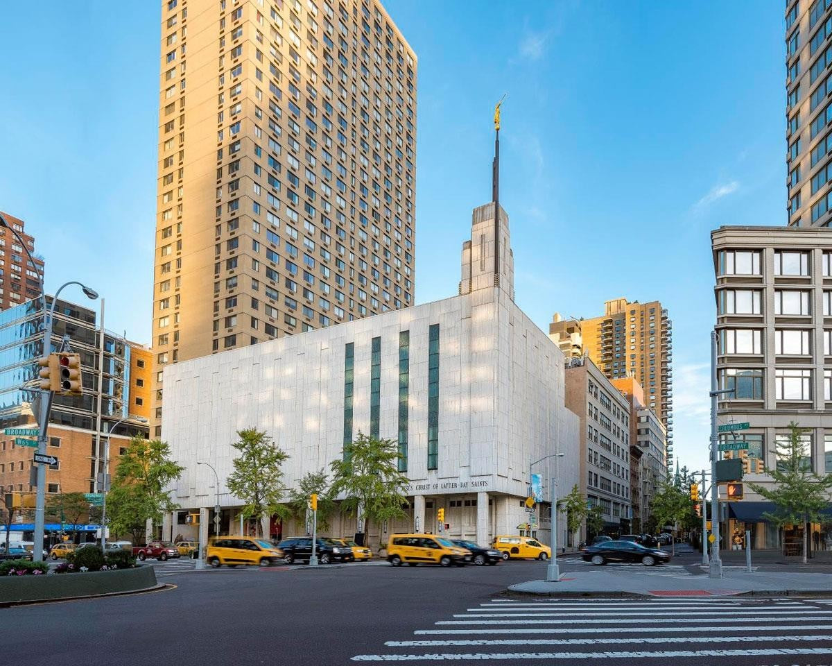 Manhattan Temple Golden Hour