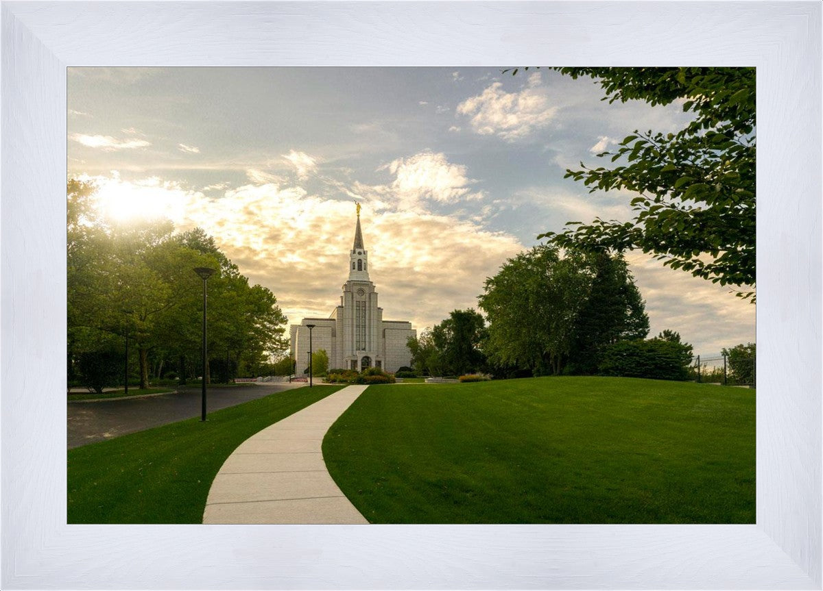 Boston Temple Summer Glow
