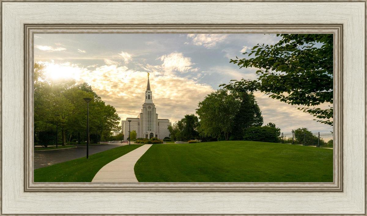 Boston Temple Summer Glow
