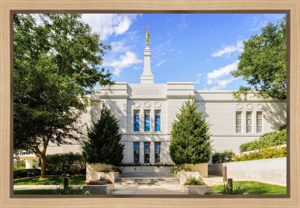 Winter Quarters Temple Summer Light Gallery Wrap