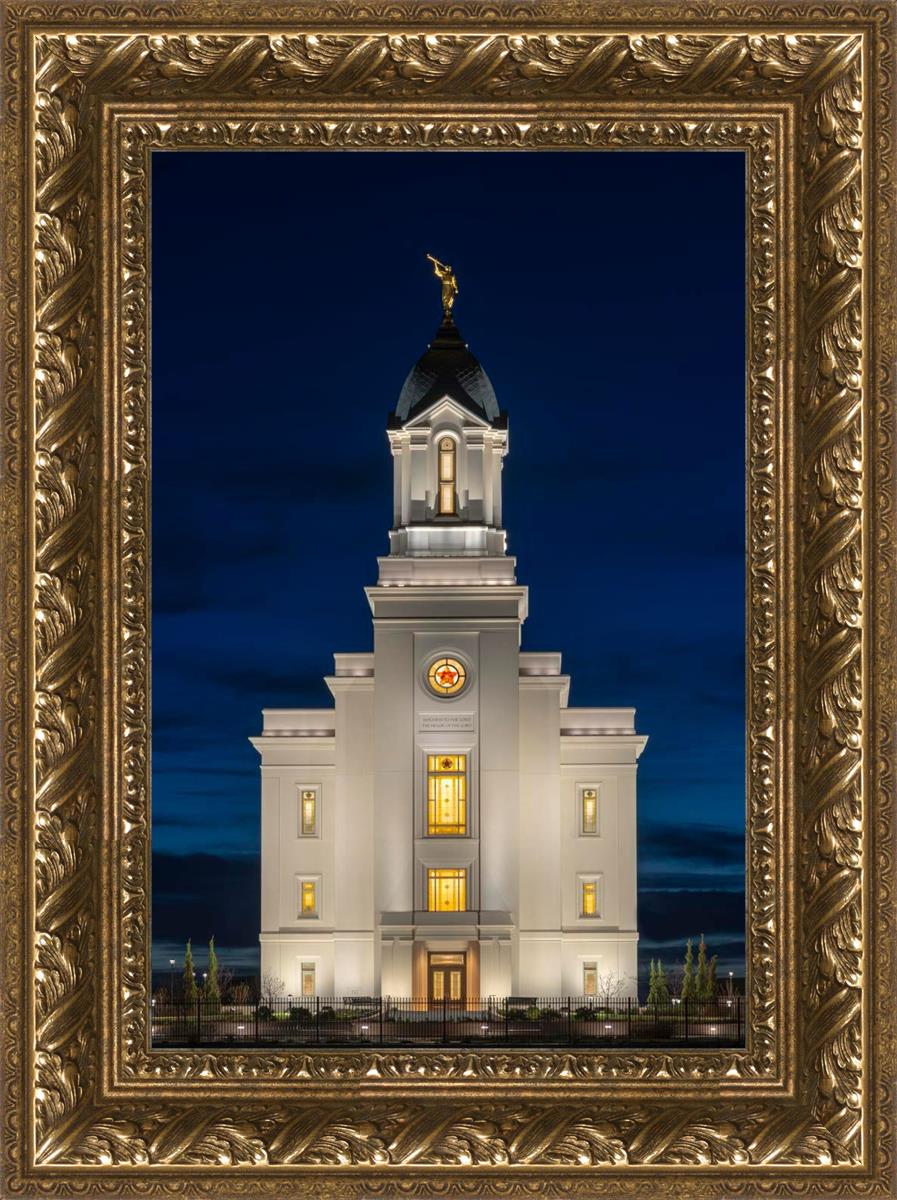 Cedar City Temple Eternal Light Vertical