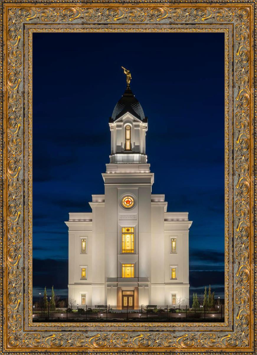 Cedar City Temple Eternal Light Vertical