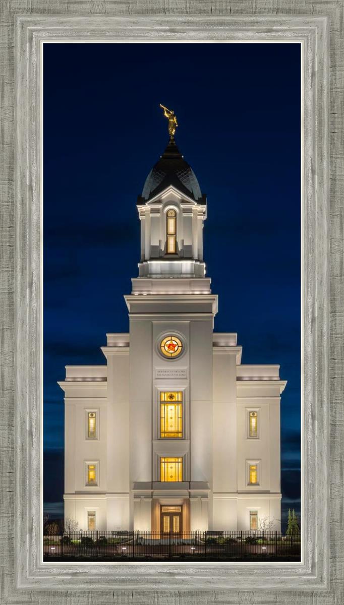 Cedar City Temple Eternal Light Vertical