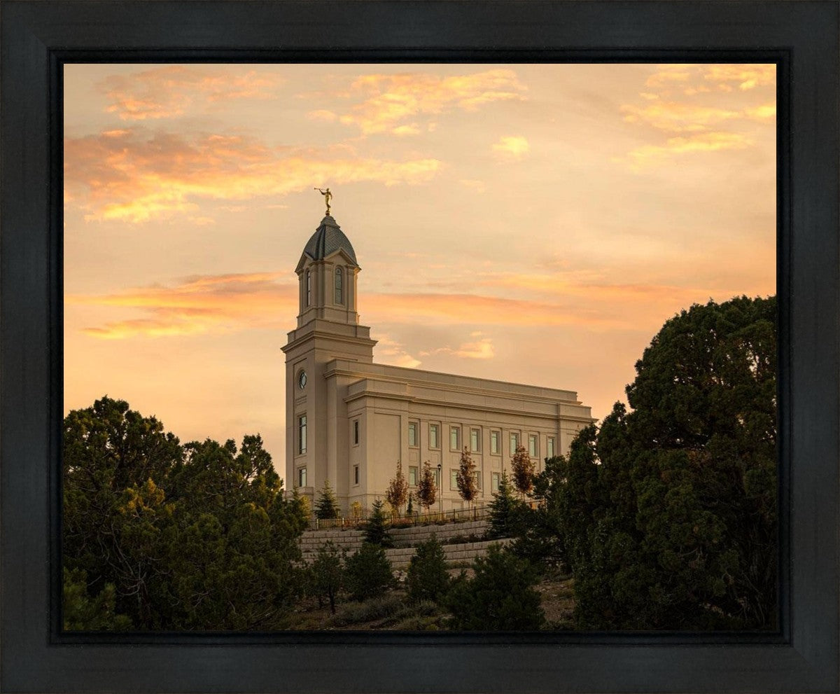 Cedar City Temple Blessings From Above Gallery Wrap