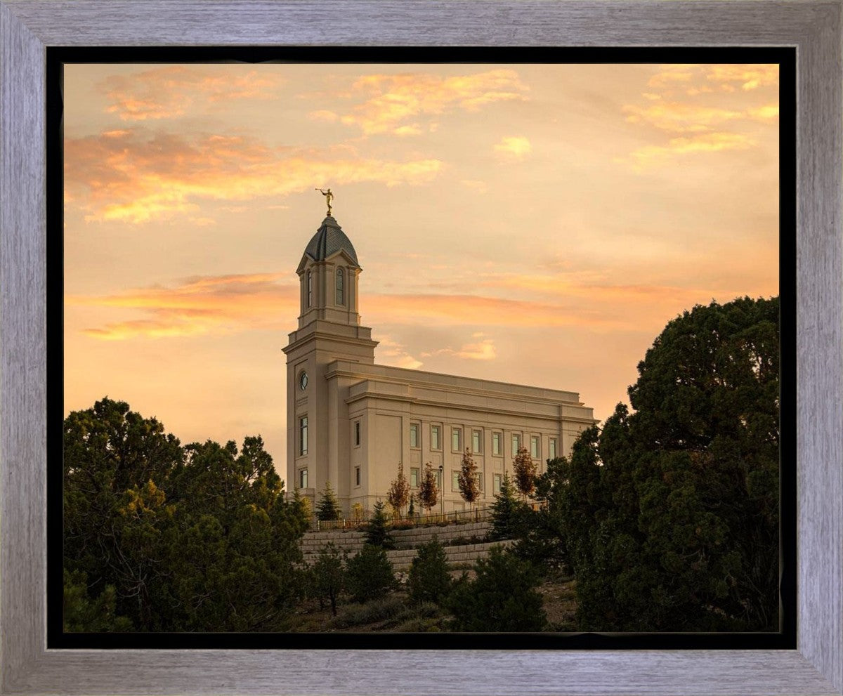 Cedar City Temple Blessings From Above Gallery Wrap