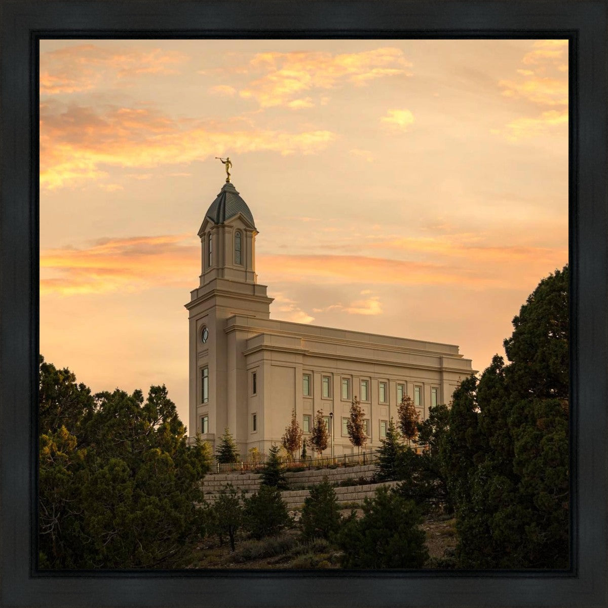 Cedar City Temple Blessings From Above Gallery Wrap