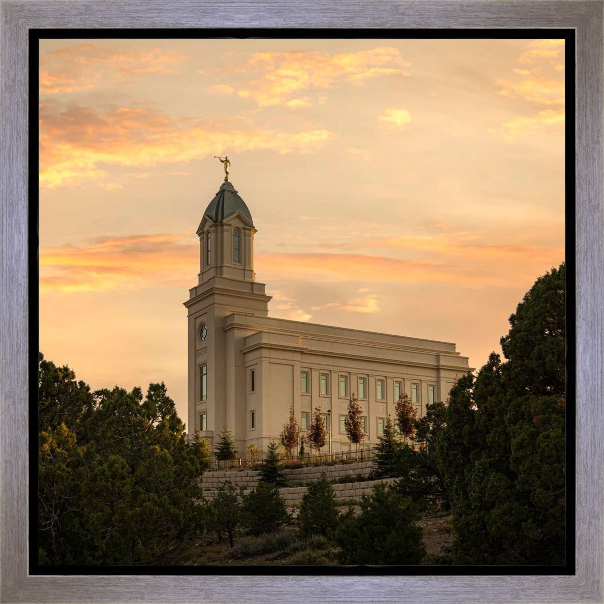 Cedar City Temple Blessings From Above Gallery Wrap