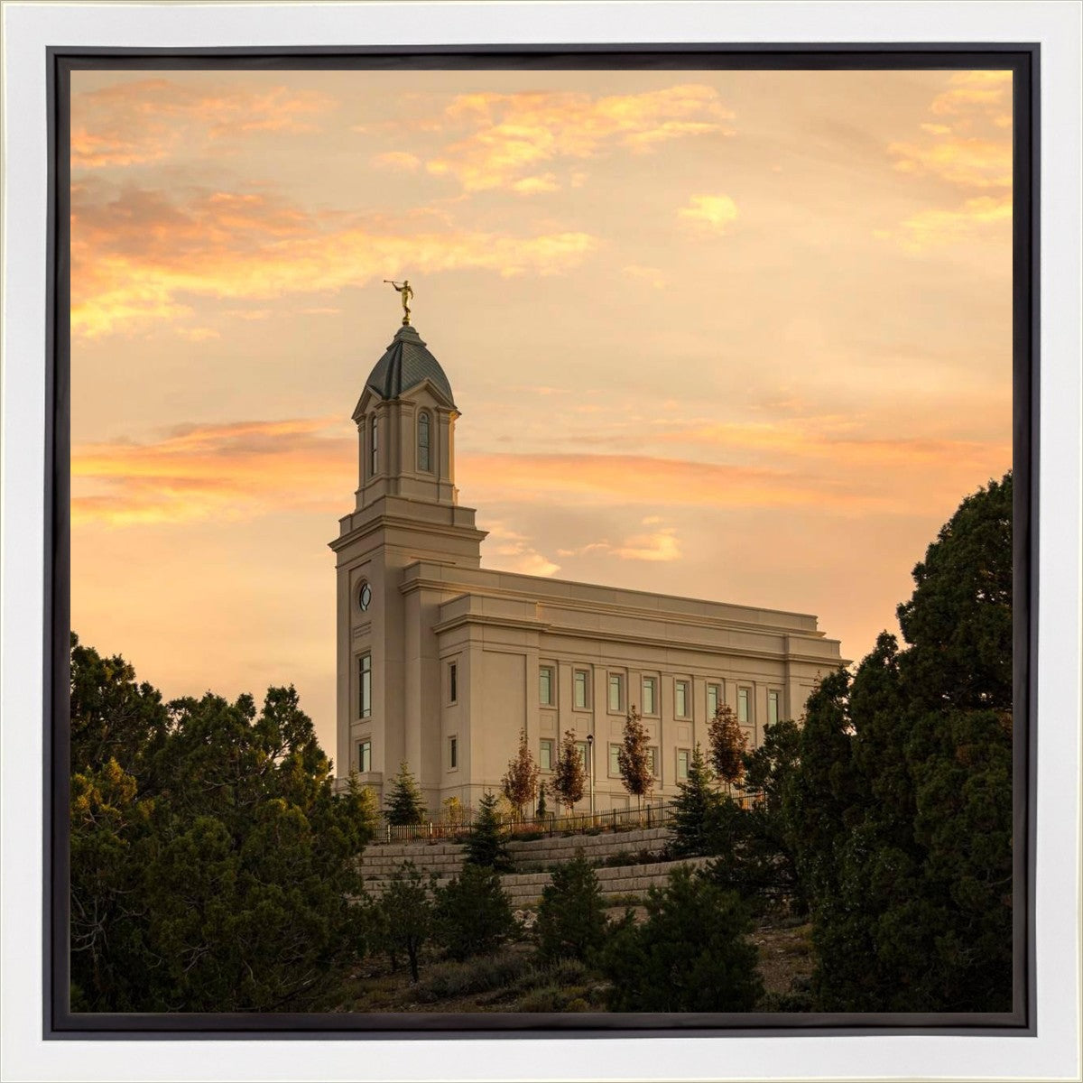 Cedar City Temple Blessings From Above Gallery Wrap