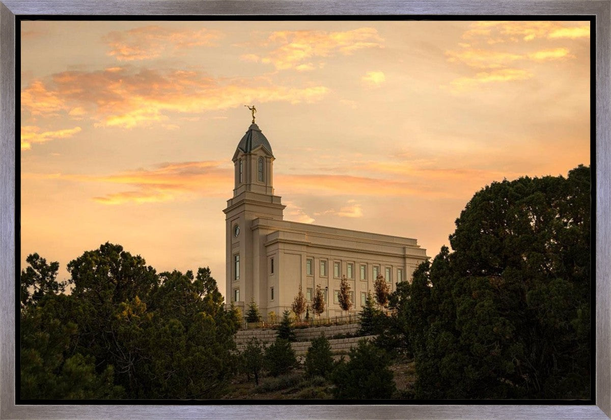Cedar City Temple Blessings From Above Gallery Wrap