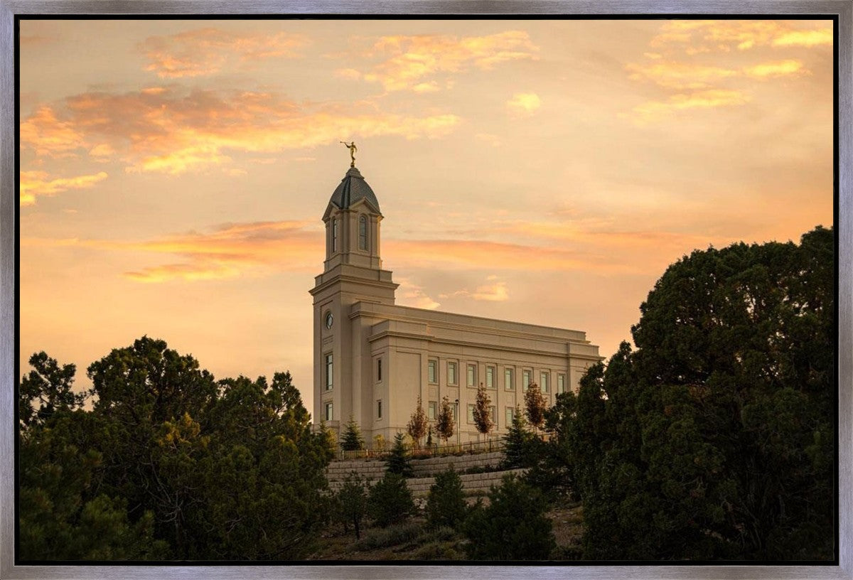 Cedar City Temple Blessings From Above Gallery Wrap