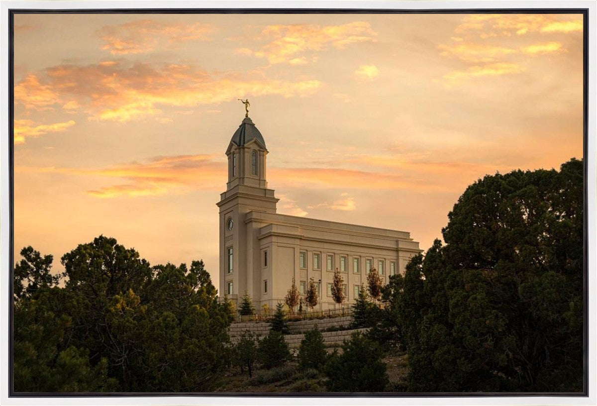 Cedar City Temple Blessings From Above Gallery Wrap