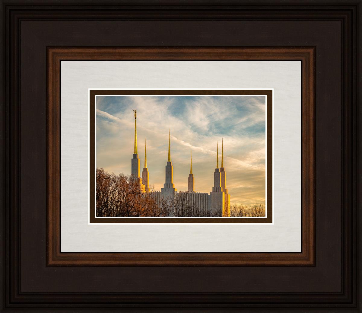 Golden Hour Washington DC Temple
