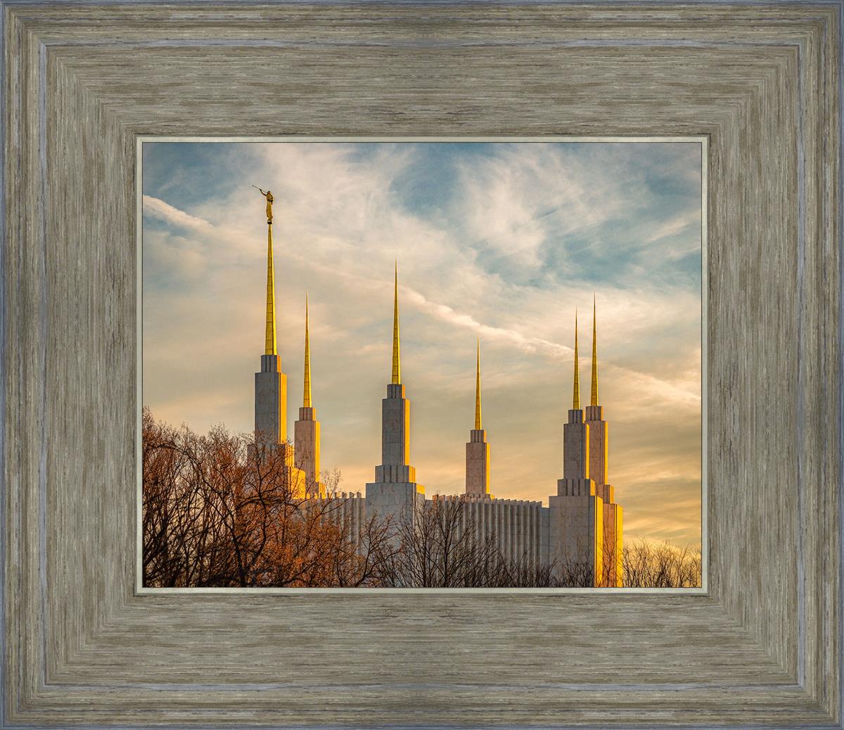 Golden Hour Washington DC Temple