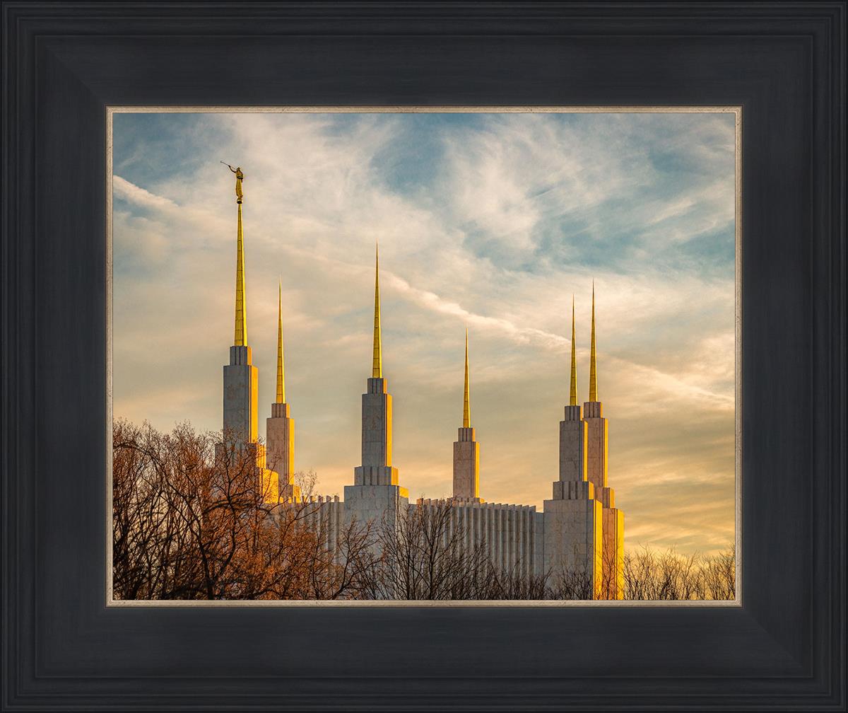 Golden Hour Washington DC Temple