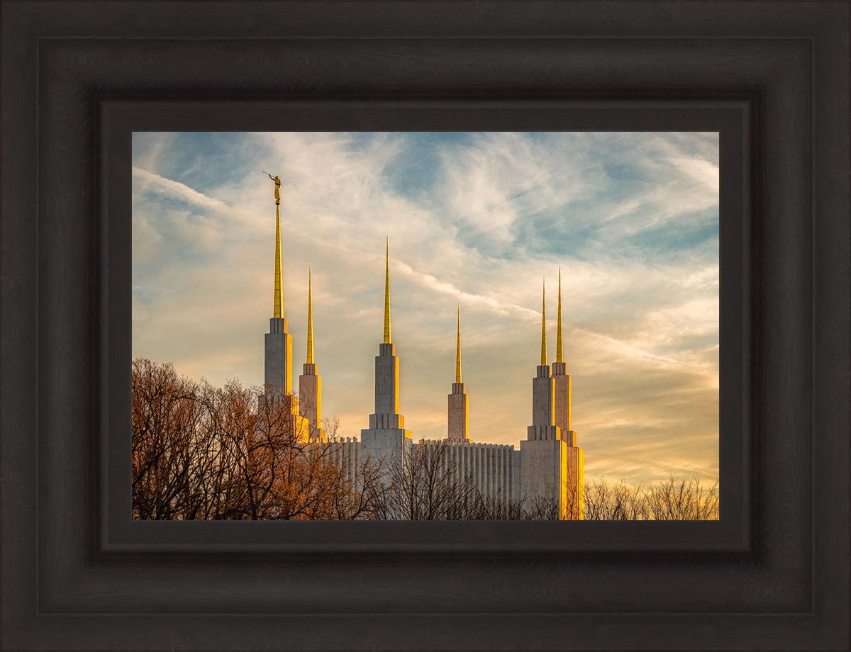 Golden Hour Washington DC Temple