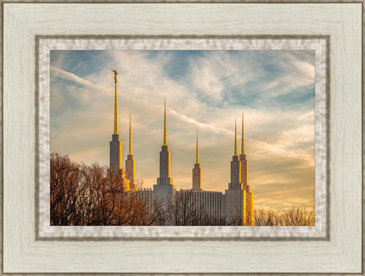 Golden Hour Washington DC Temple