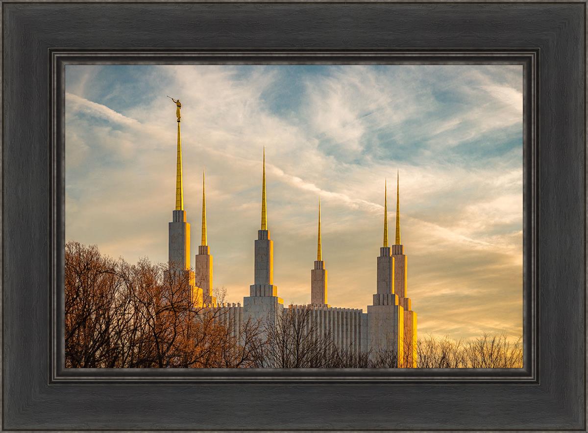 Golden Hour Washington DC Temple