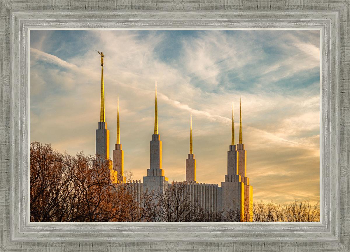 Golden Hour Washington DC Temple