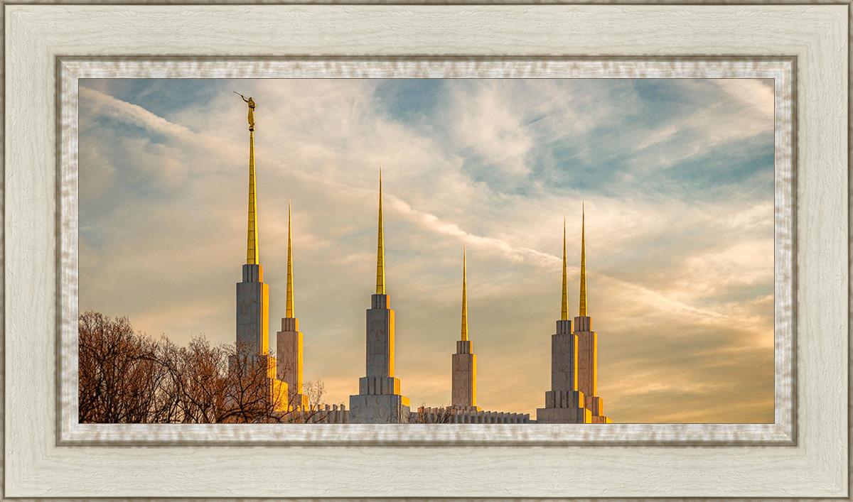Golden Hour Washington DC Temple